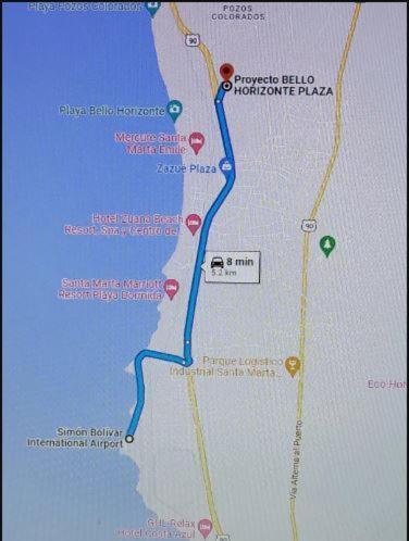 Apartamento Hermoso Apto Cerca De La Playa Horizonte Santa Marta (Magdalena)