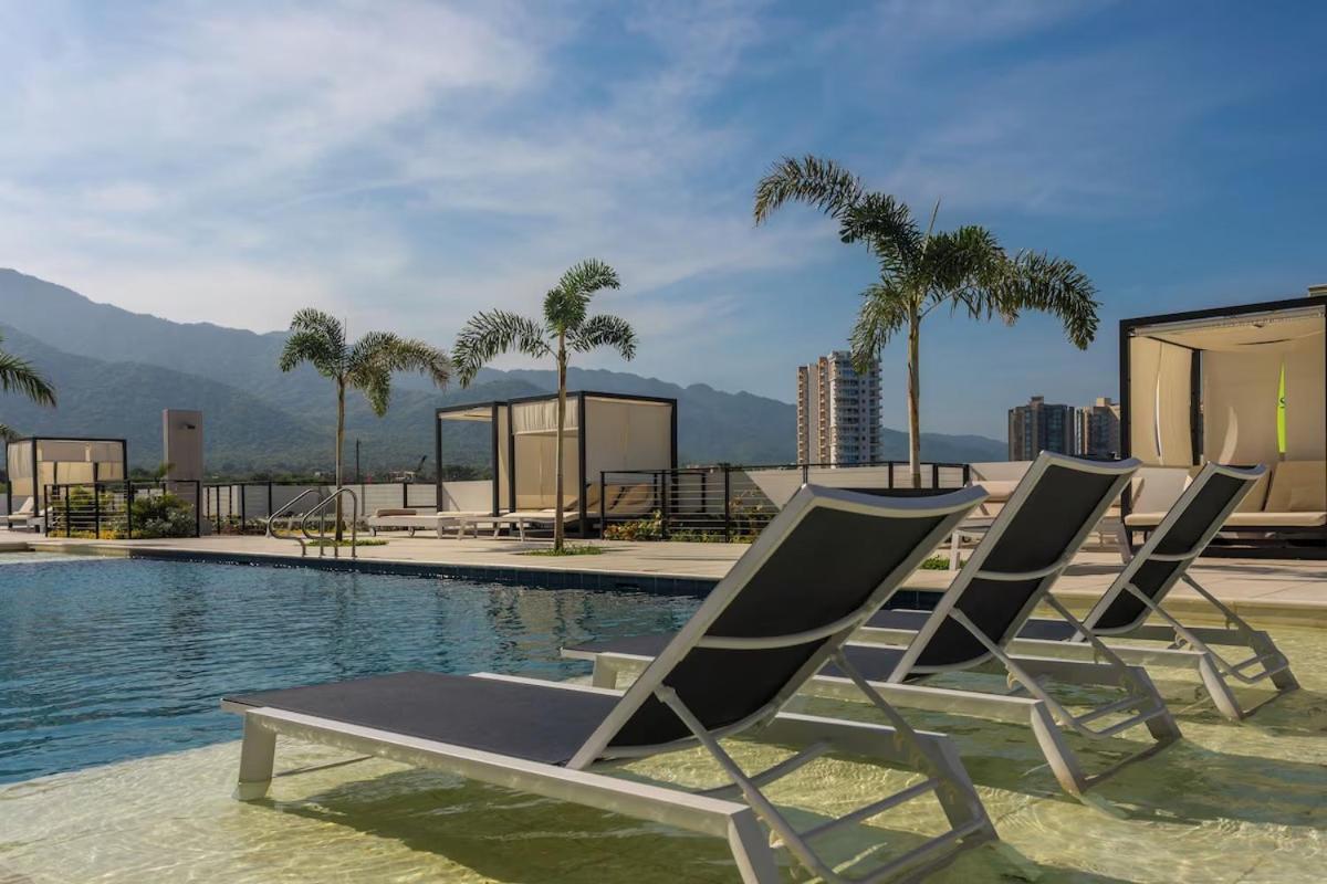 Apartasuite Con Terraza Ed Porto Horizonte A 2 Min De La Playa * Santa Marta (Magdalena)