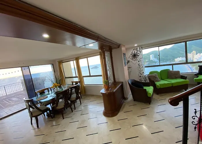 Apartamento Con Vista Al Mar En Santa Marta Rodadero