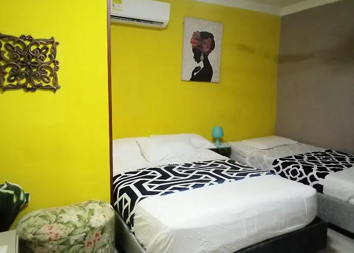 Hostel\'S Hellen House Rodadero Sur Gaira Habitacion Familiar Para 5 Personas En Cama 5 Personas
