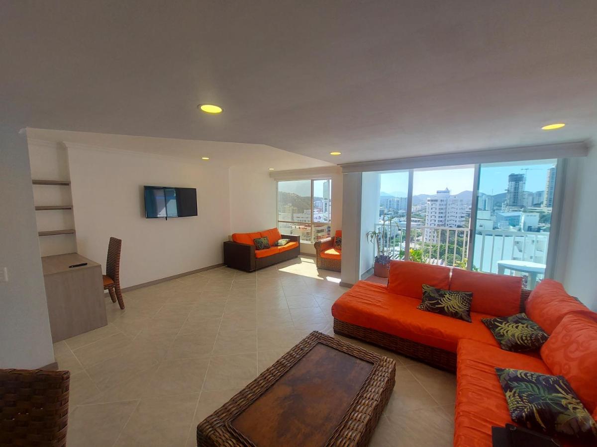 Pent House Homey Blue Rodadero Apartment *